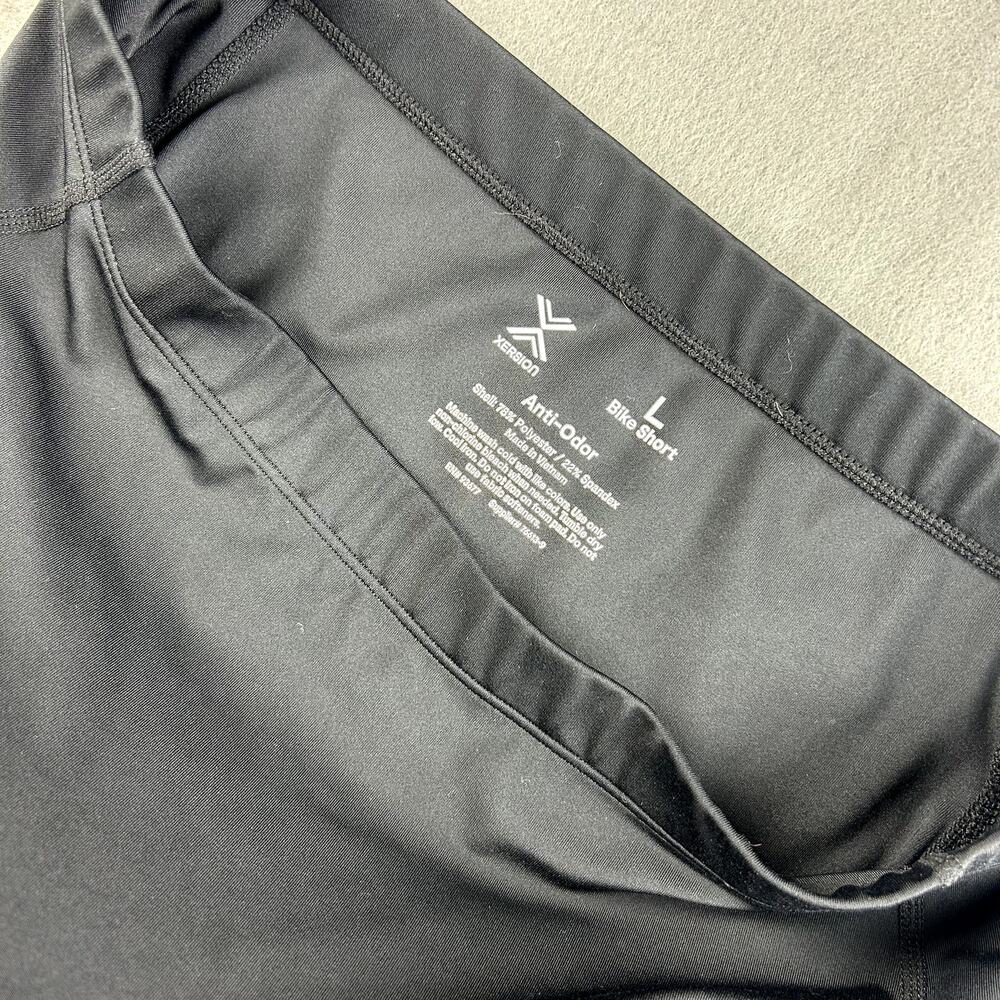 Xersion Bike Shorts Womens Large Black Anti Odor Padded